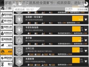 天涯明月刀手游成就系统全面解析：成就获取、进阶与奖励详解