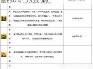 梦幻西游手游合宠秘技：稳出8技能鬼子的攻略与实战解析