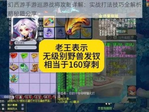 梦幻西游手游巡游战将攻略详解：实战打法技巧全解析与攻略秘籍分享