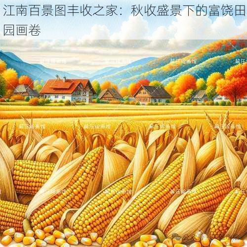 江南百景图丰收之家：秋收盛景下的富饶田园画卷