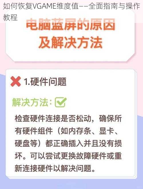 如何恢复VGAME维度值——全面指南与操作教程