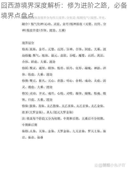 囧西游境界深度解析：修为进阶之路，必备境界点盘点