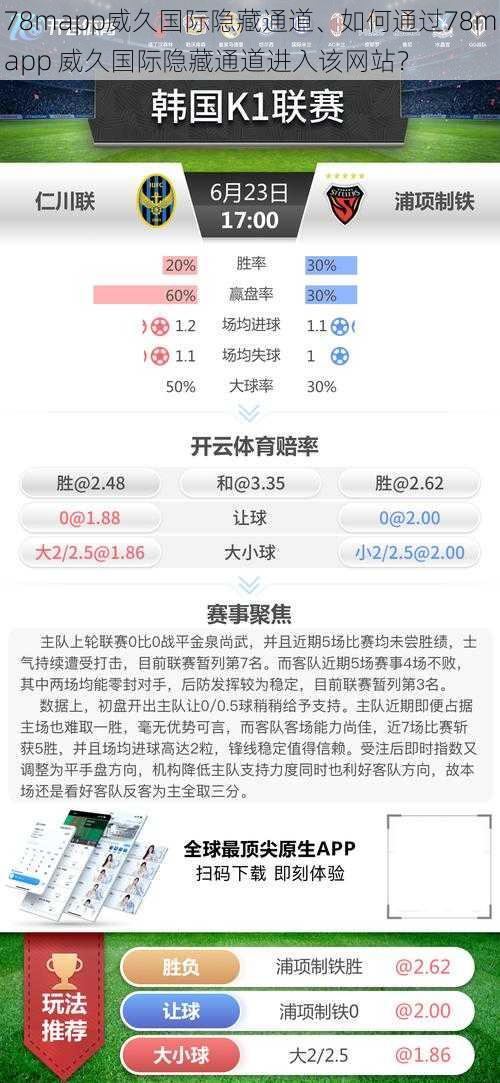 78mapp威久国际隐藏通道、如何通过78mapp 威久国际隐藏通道进入该网站？