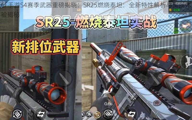 CF手游S4赛季武器重磅揭晓：SR25燃烧泰坦：全新特性解析与实战体验揭秘