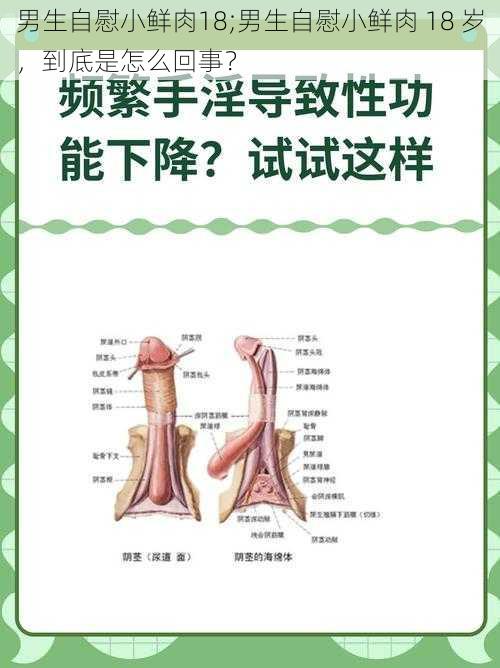 男生自慰小鲜肉18;男生自慰小鲜肉 18 岁，到底是怎么回事？