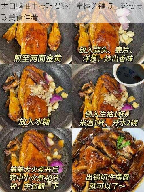 太白鸭抽中技巧揭秘：掌握关键点，轻松赢取美食佳肴