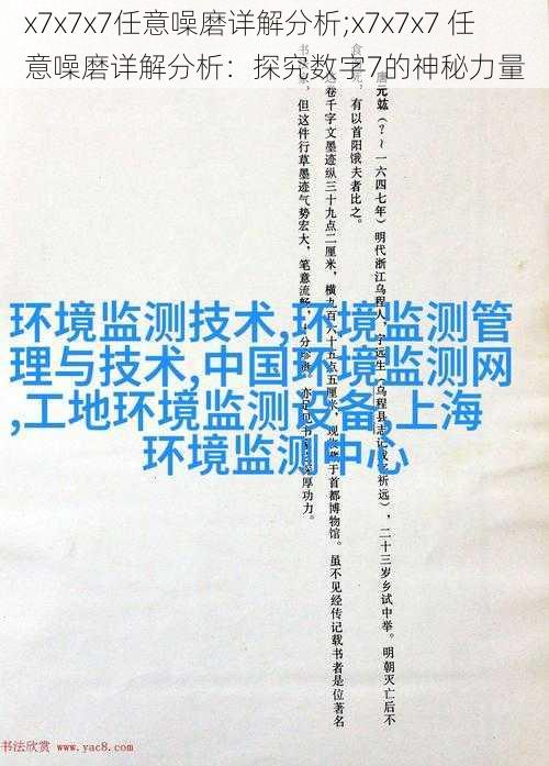 x7x7x7任意噪磨详解分析;x7x7x7 任意噪磨详解分析：探究数字7的神秘力量