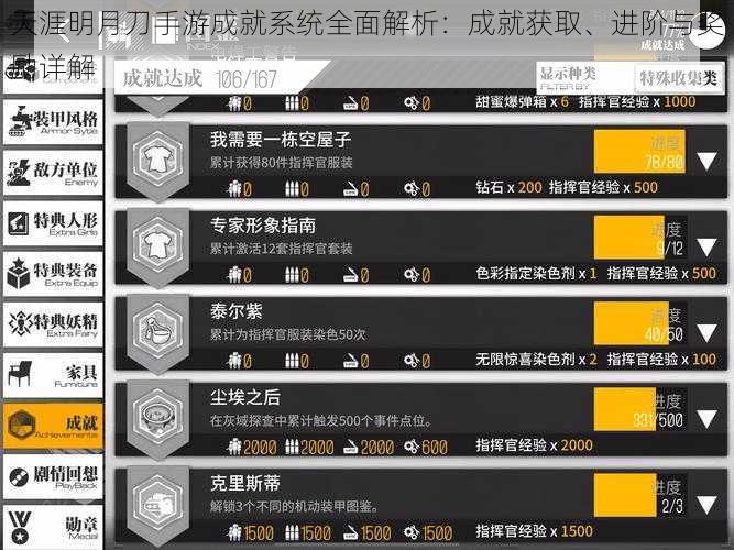 天涯明月刀手游成就系统全面解析：成就获取、进阶与奖励详解