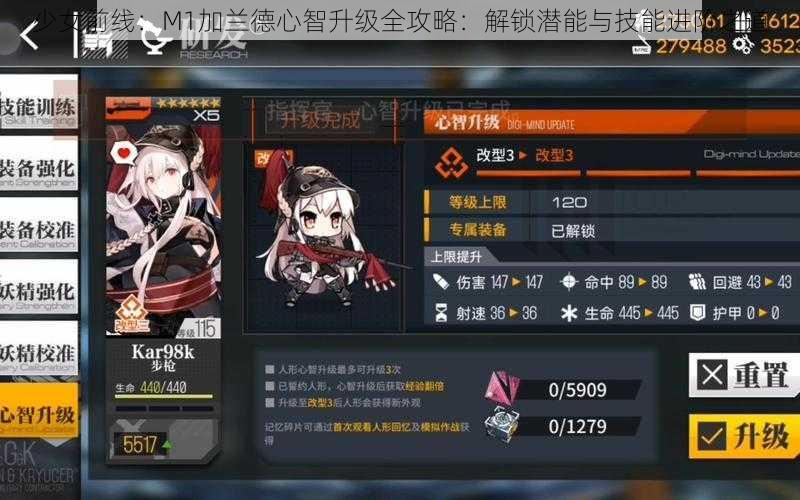 少女前线：M1加兰德心智升级全攻略：解锁潜能与技能进阶之道