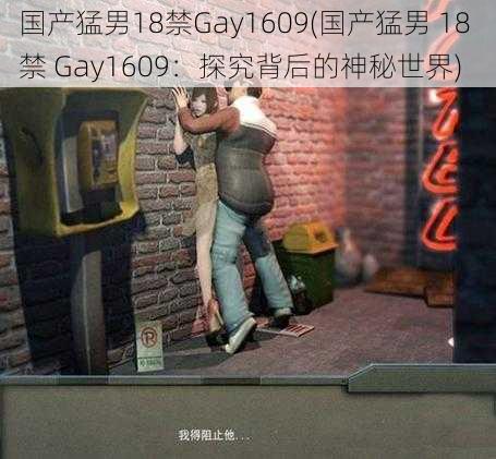 国产猛男18禁Gay1609(国产猛男 18 禁 Gay1609：探究背后的神秘世界)