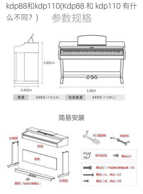 kdp88和kdp110(Kdp88 和 kdp110 有什么不同？)