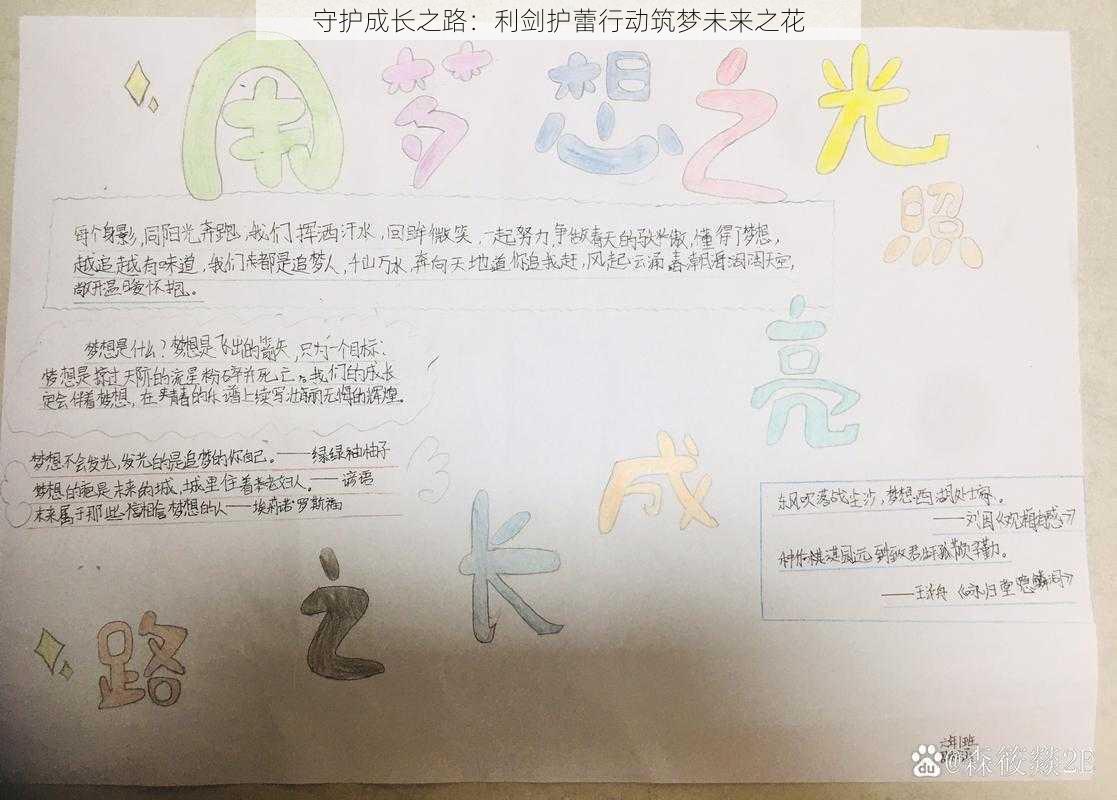 守护成长之路：利剑护蕾行动筑梦未来之花