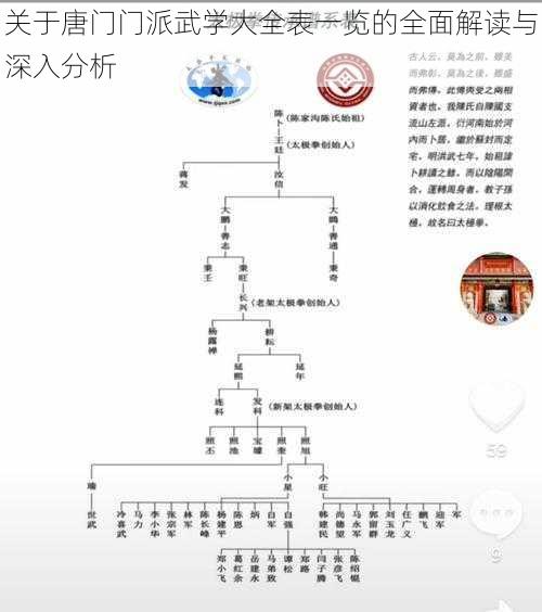 关于唐门门派武学大全表一览的全面解读与深入分析